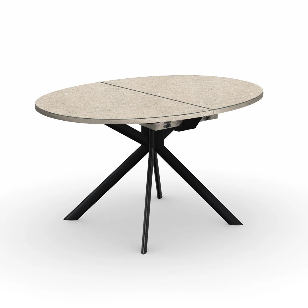 Mesa Extensible Italiana Giove laminado 140 cm. Muebles Italianos variant