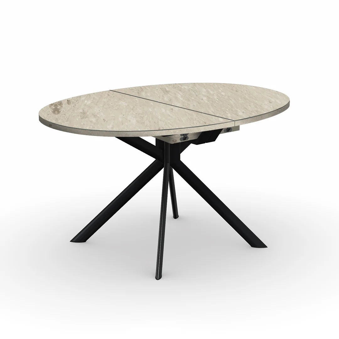 Mesa Extensible Italiana Giove laminado 140 cm. Muebles Italianos variant