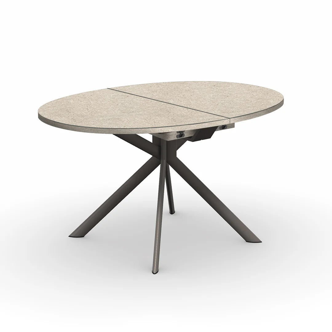 Mesa Extensible Italiana Giove laminado 140 cm. Muebles Italianos variant