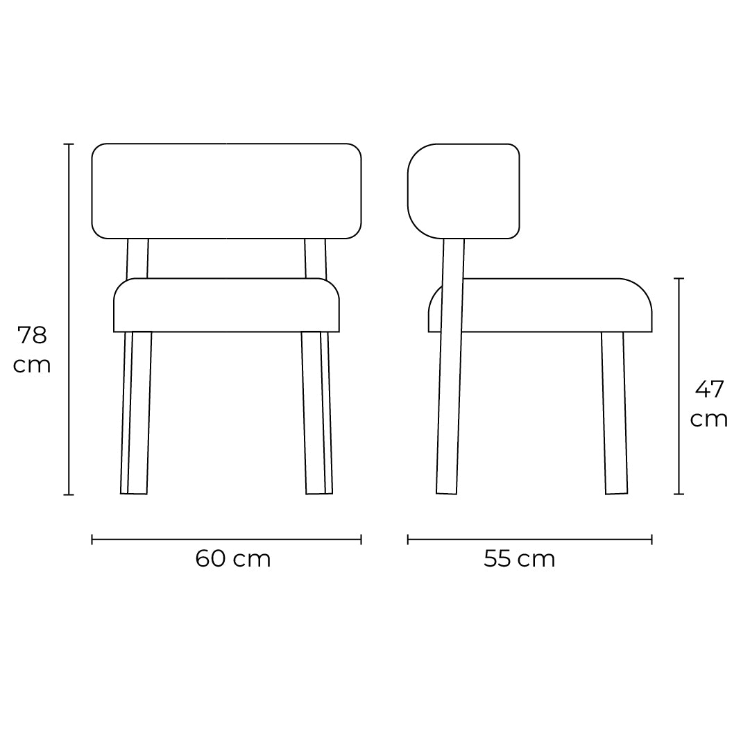 silla glen de madera