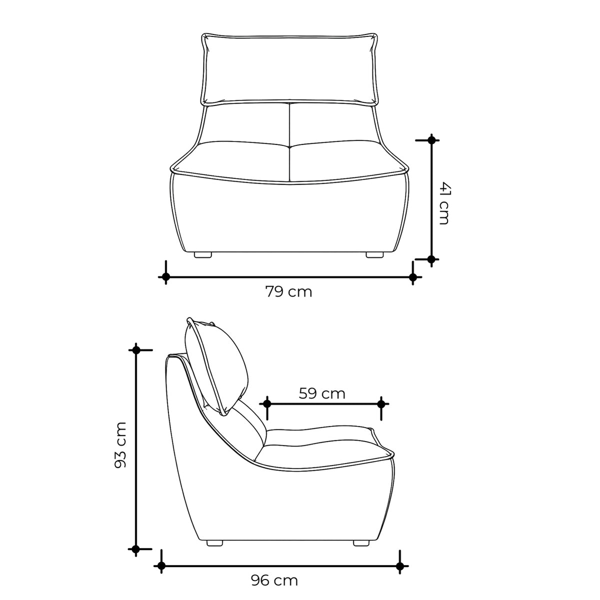 Sillón Hip Hop Riccio