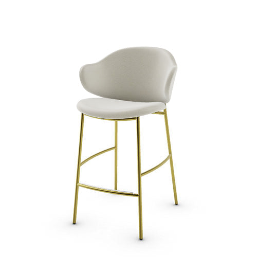 banco holly tipo piel y metal