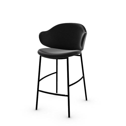 banco holly tipo piel y metal