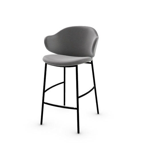 banco holly tipo piel y metal