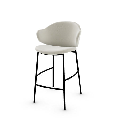 banco holly tipo piel y metal