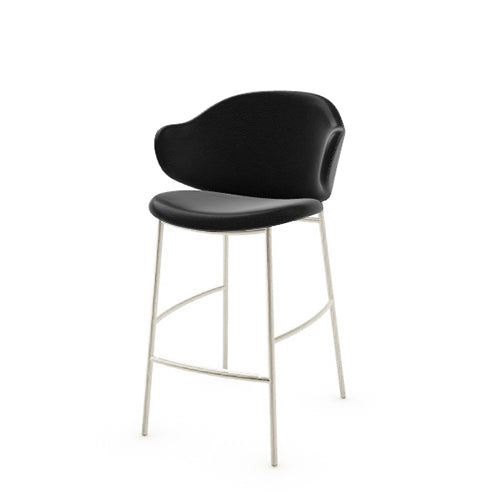 banco holly tipo piel y metal