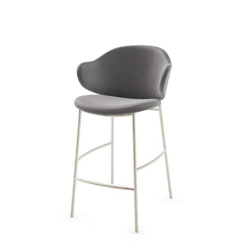 banco holly tipo piel y metal