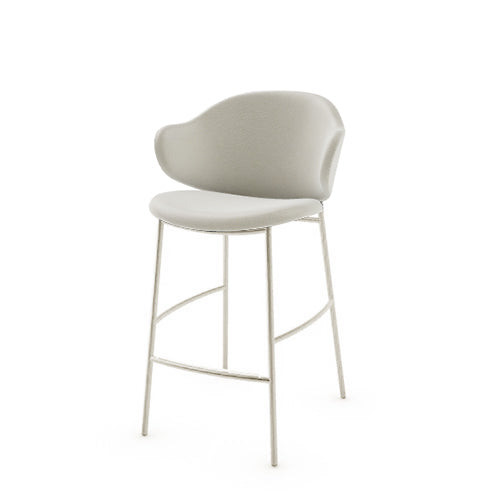 banco holly tipo piel y metal