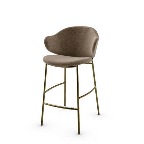 banco holly tipo piel y metal