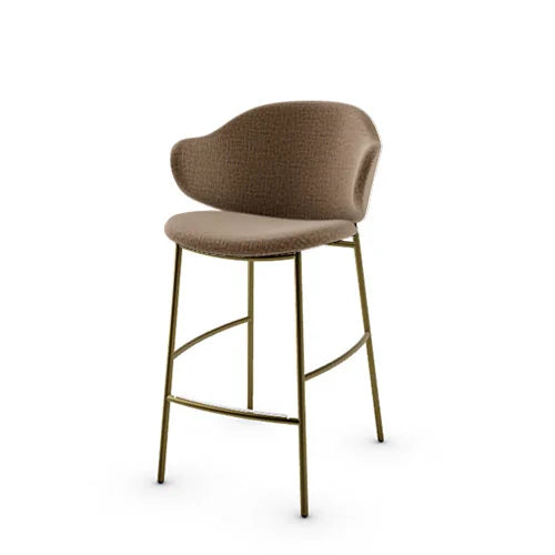 banco holly tipo piel y metal