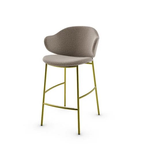 banco holly tipo piel y metal