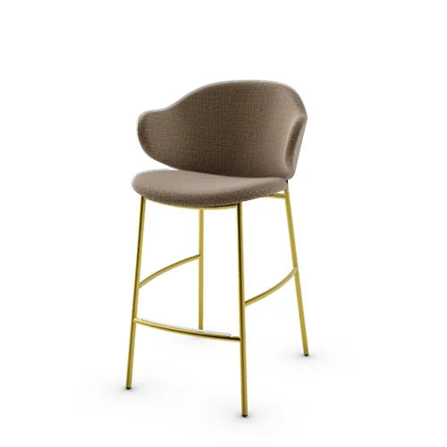 banco holly tipo piel y metal