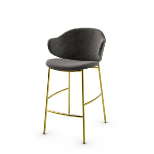 banco holly tipo piel y metal