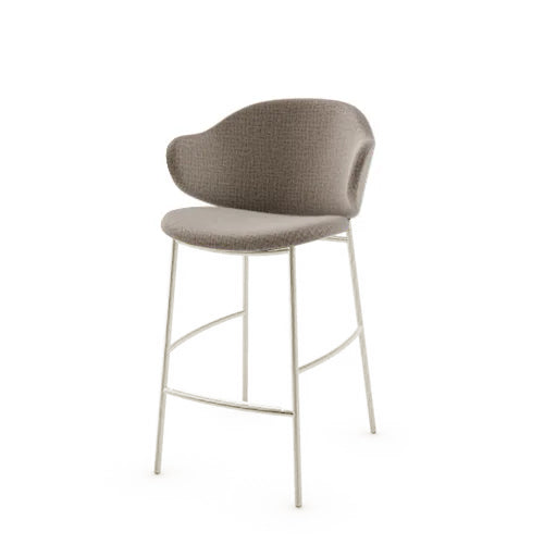 banco holly tipo piel y metal