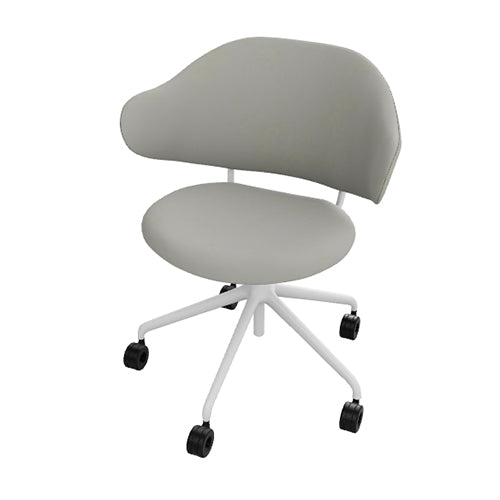 silla holly b/n con ruedas