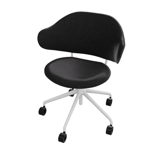 silla holly b/n con ruedas