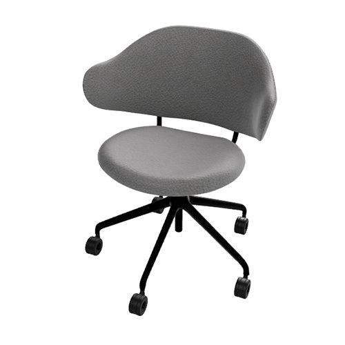 silla holly b/n con ruedas