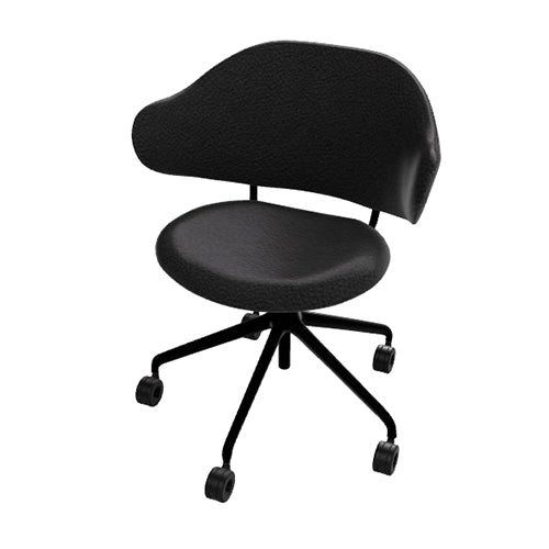 silla holly b/n con ruedas