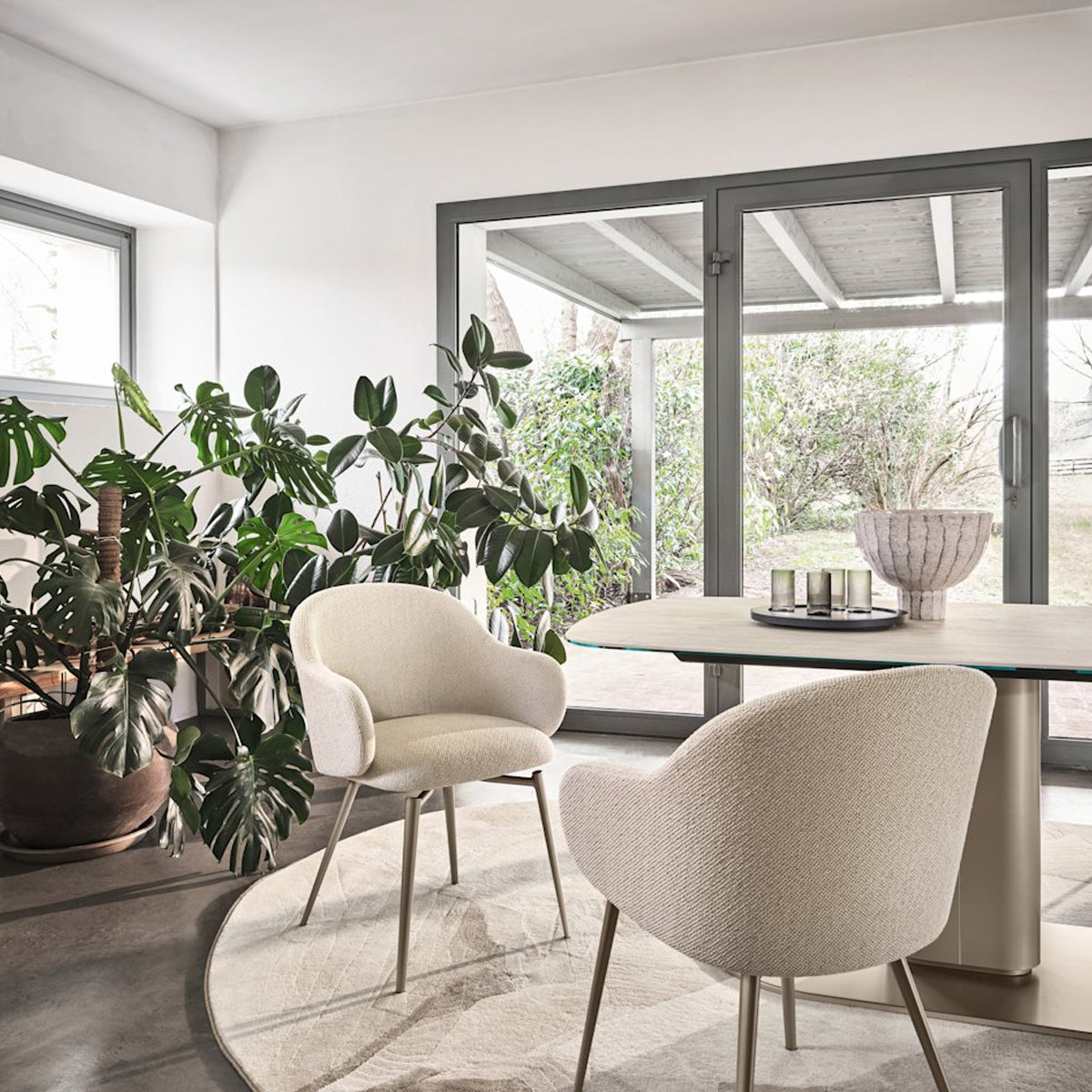Silla giratoria Holly Fab metal