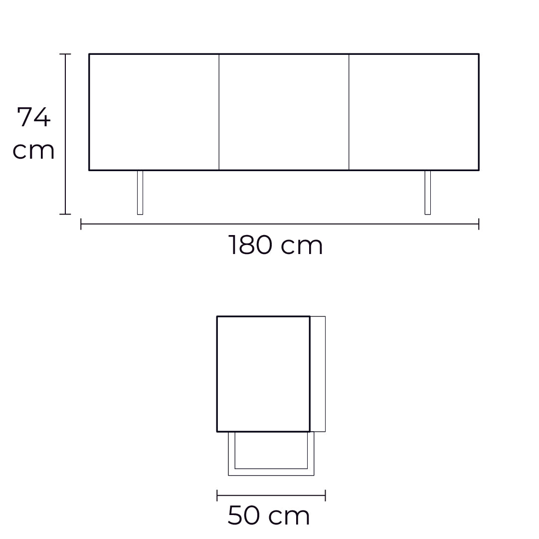 bufetero horizon 3 puertas 4a
