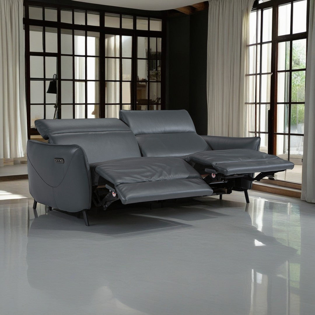 Sofá Lima reclinable Natuzzi en piel