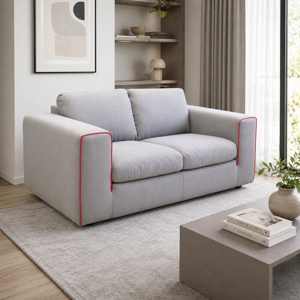 Love seat Iseo Natuzzi fango rojo