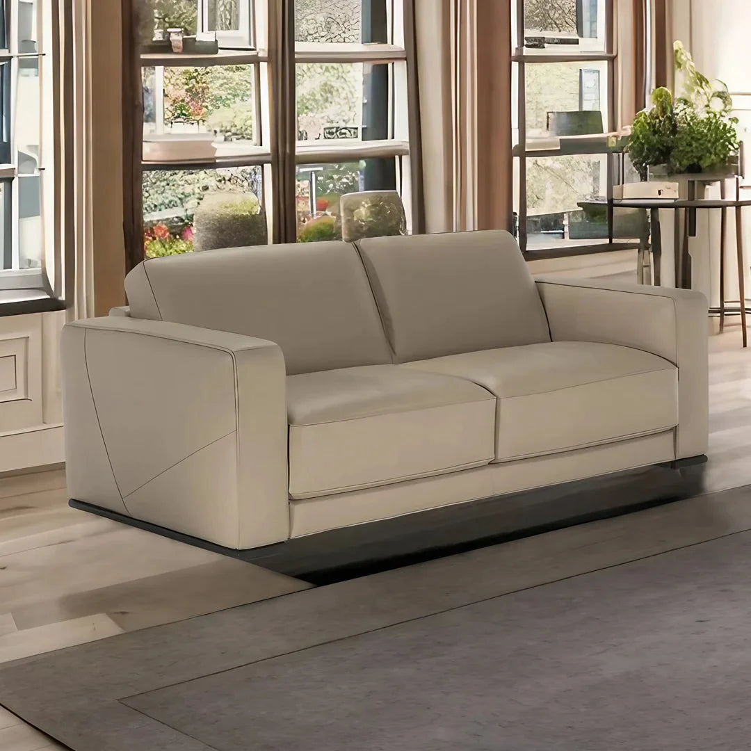 Loveseat Boston piel. Muebles Italianos