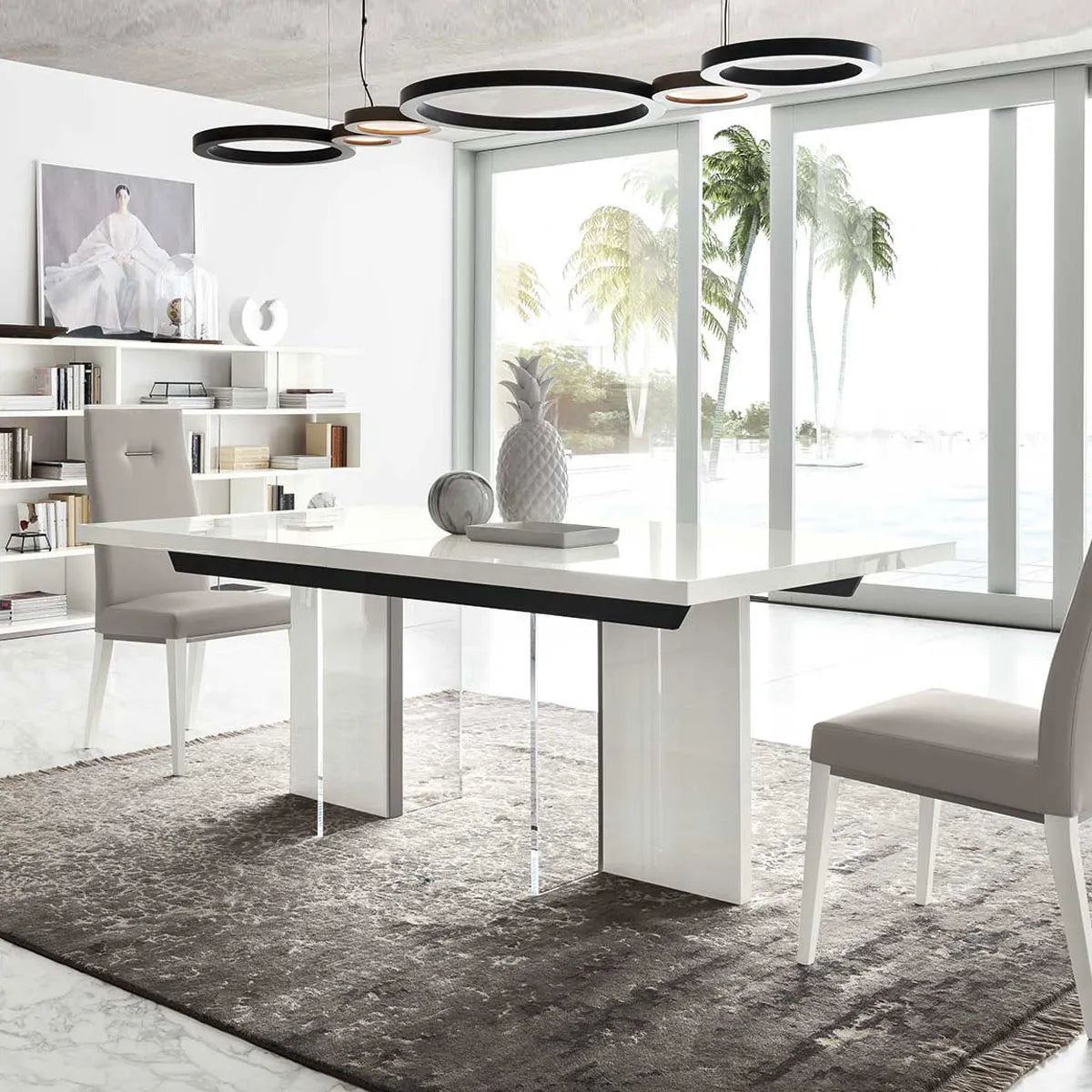 Mesa Artemide extensible 250 cm. Muebles Italianos