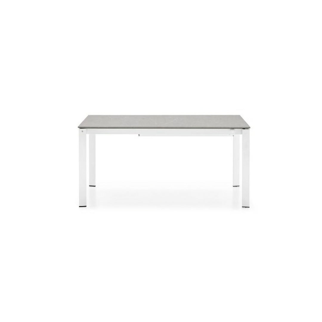 Mesa de doble extensión Eminence base metalica 130 cm. Muebles Italianos