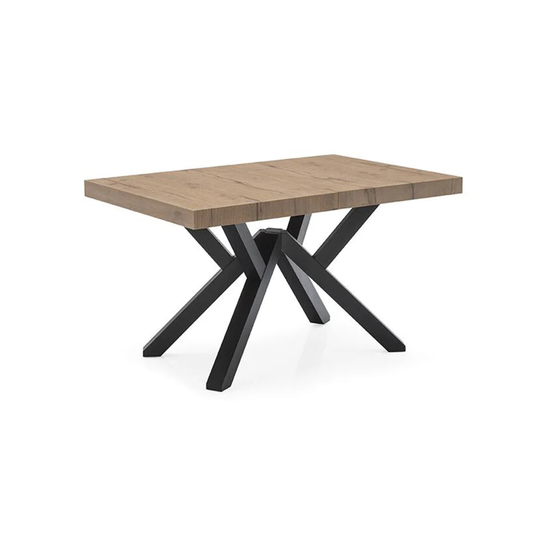 Mesa Italiana extensible Mikado de madera 130 cm. Muebles Italianos