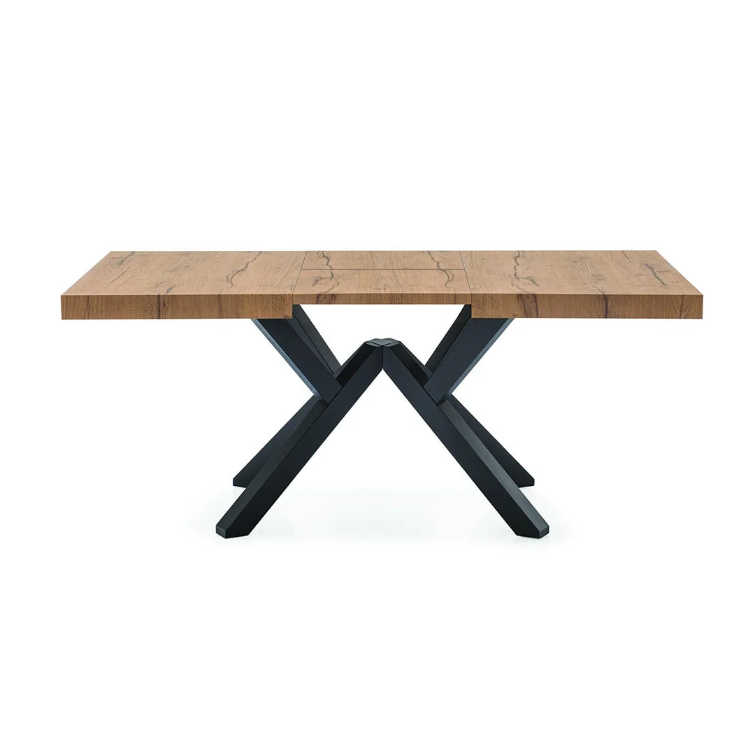 Mesa Italiana extensible Mikado de madera 160 cm
