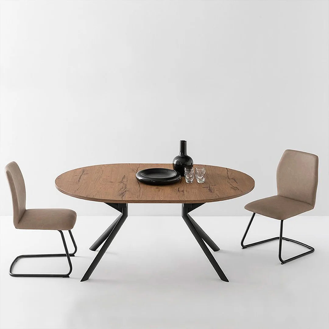 Mesa Extensible Italiana Giove laminado 140 cm. Muebles Italianos