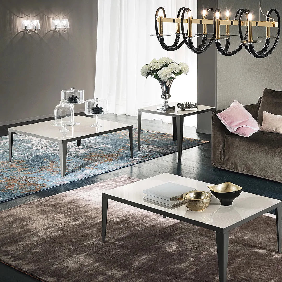 Mesa lateral Mont Blanc. Muebles Italianos