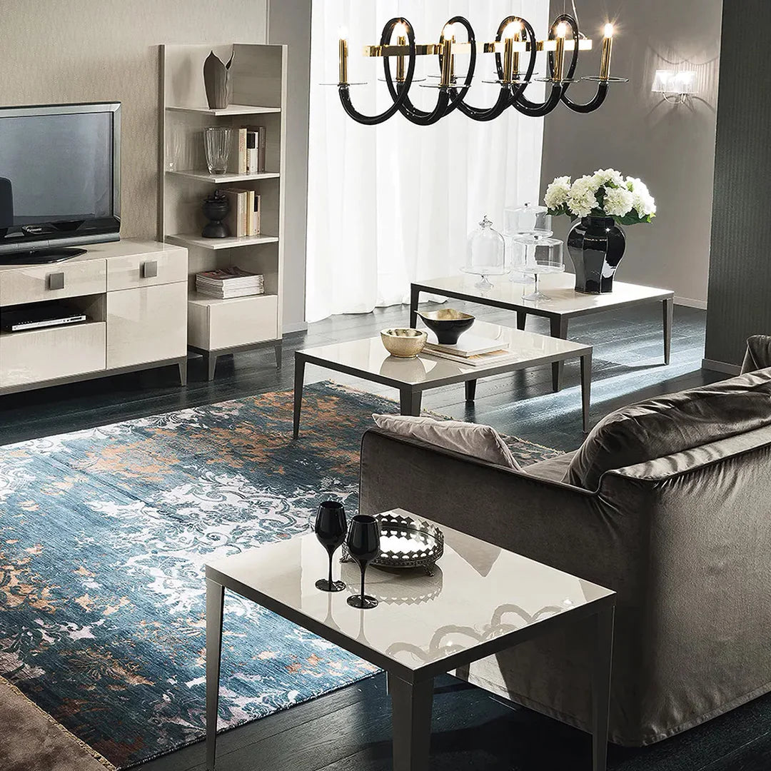 Mesa lateral Mont Blanc. Muebles Italianos