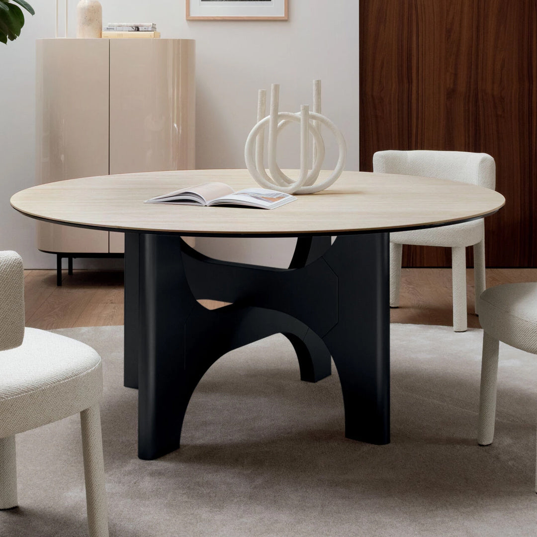mesa circular para comedor Nogu FD 160