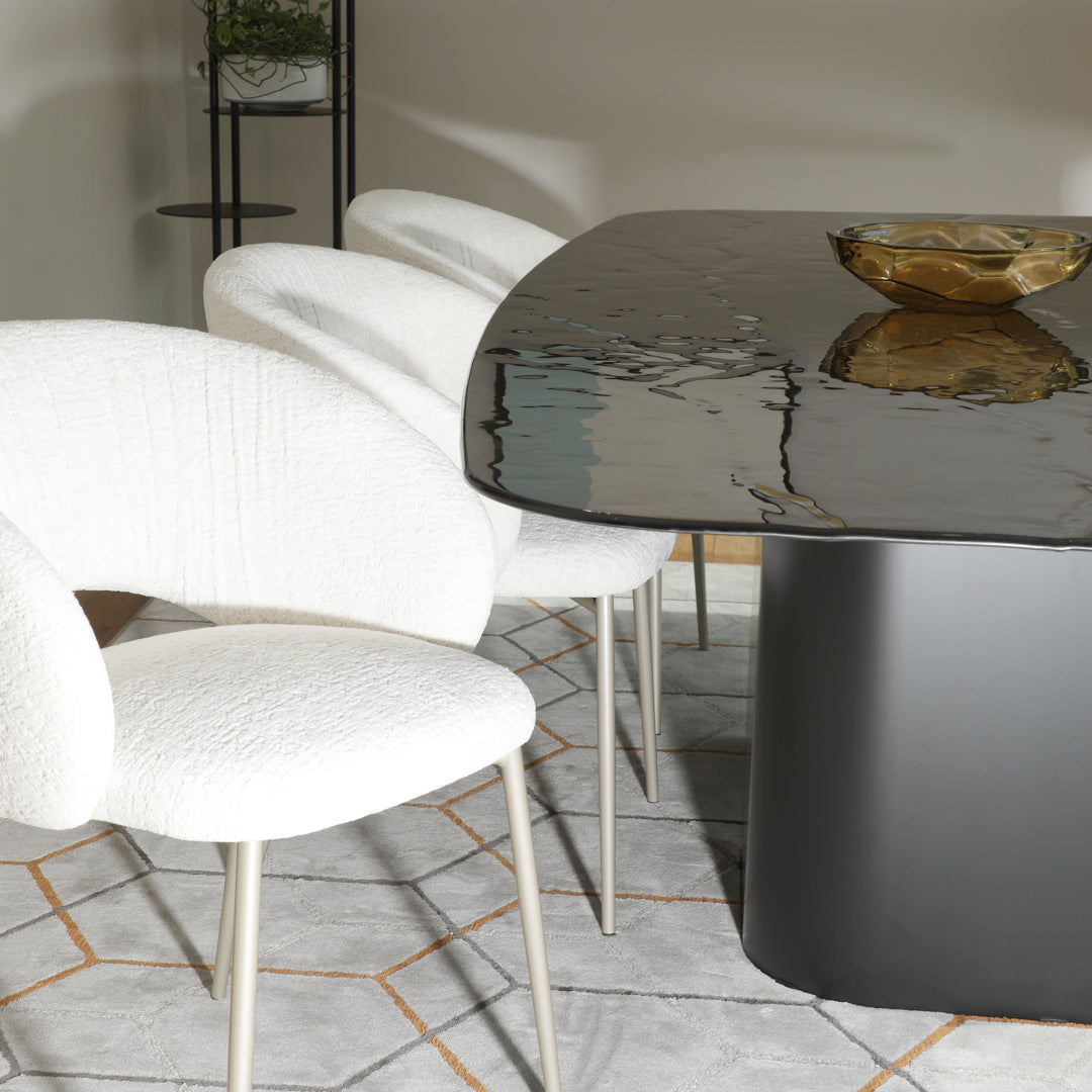 mesa twins 250 cm cristal nilo bronze