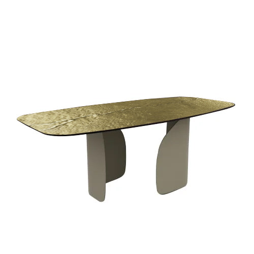 mesa twins 250 cm cristal nilo bronze