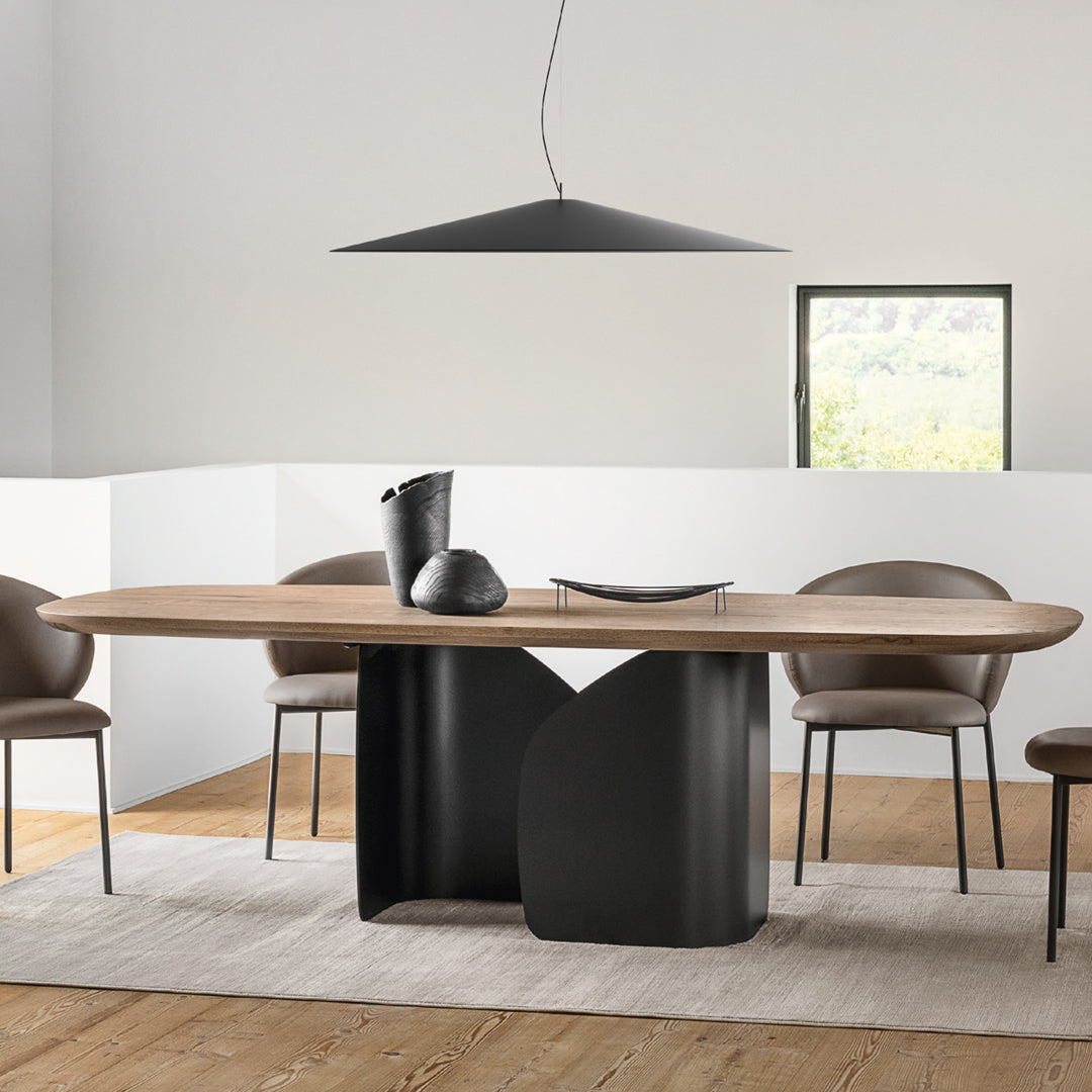 mesa twins fija con borde redondeado FSW 200