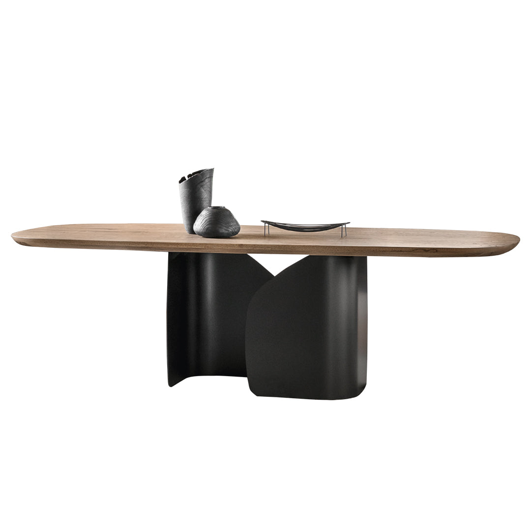 mesa twins fija con borde redondeado FSW 200