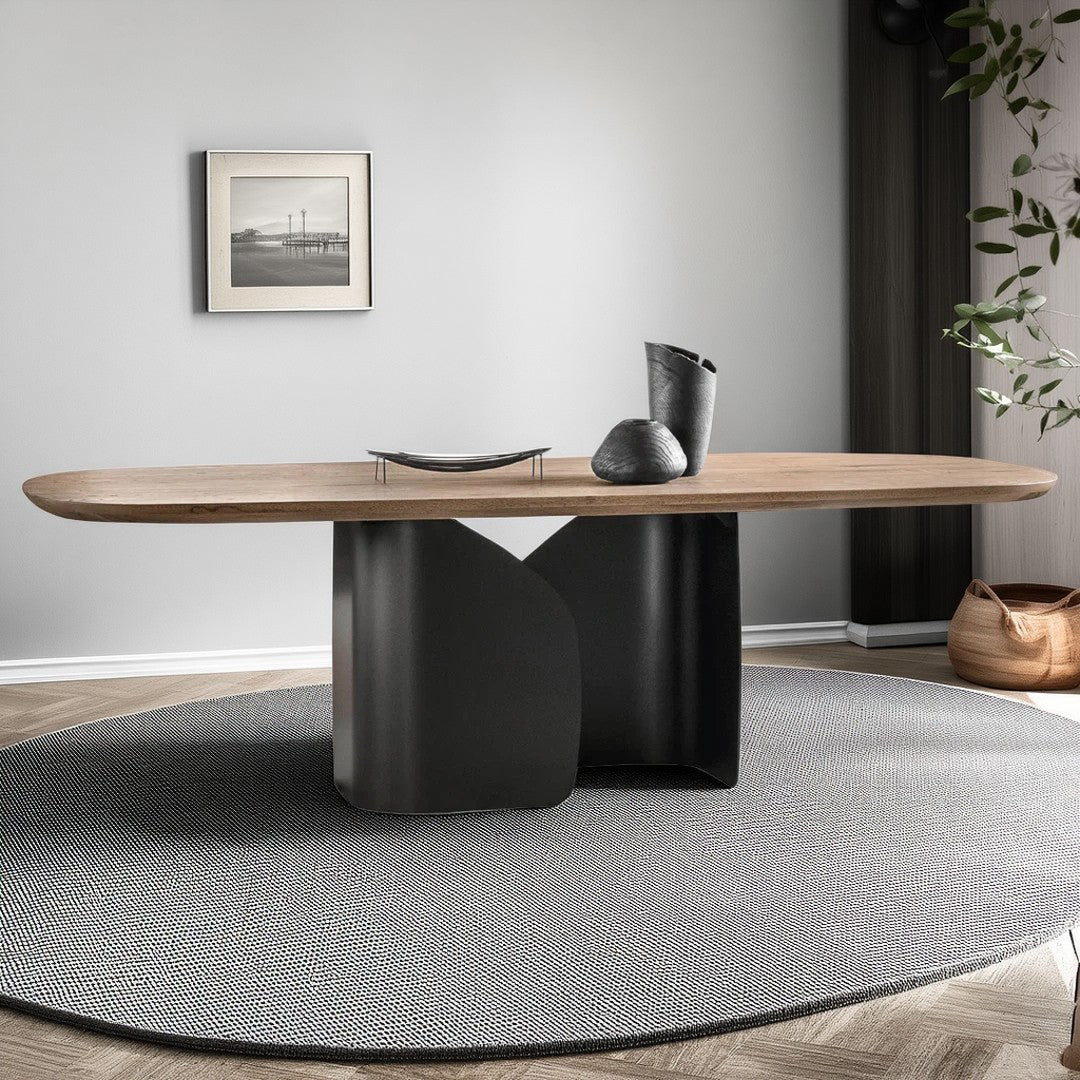 mesa twins fija con borde redondeado FSW 250