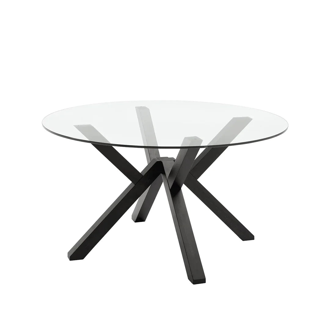 Mesa fija Italiana Mikado de cristal 120cm. Muebles Italianos variant