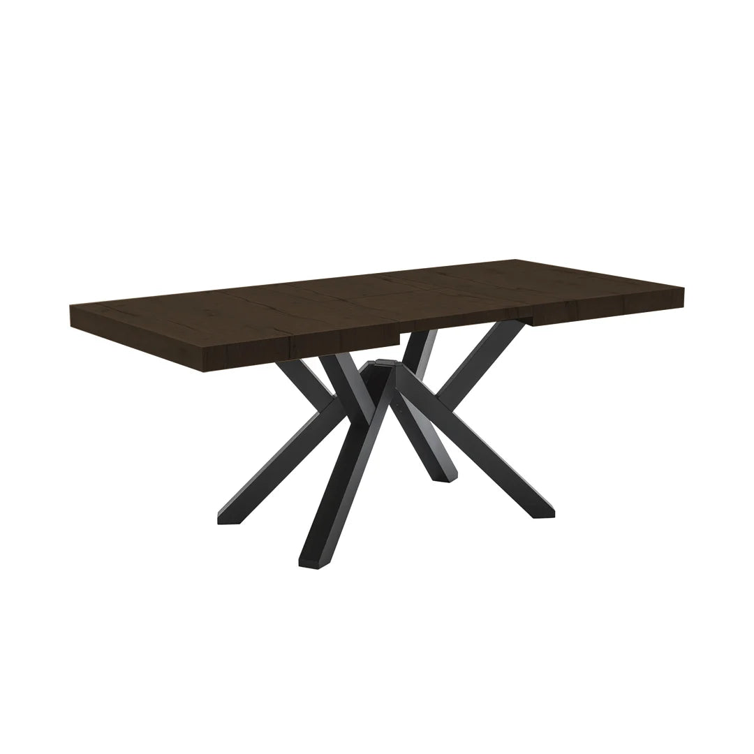 Mesa Italiana extensible Mikado de madera 130 cm. Muebles Italianos variant