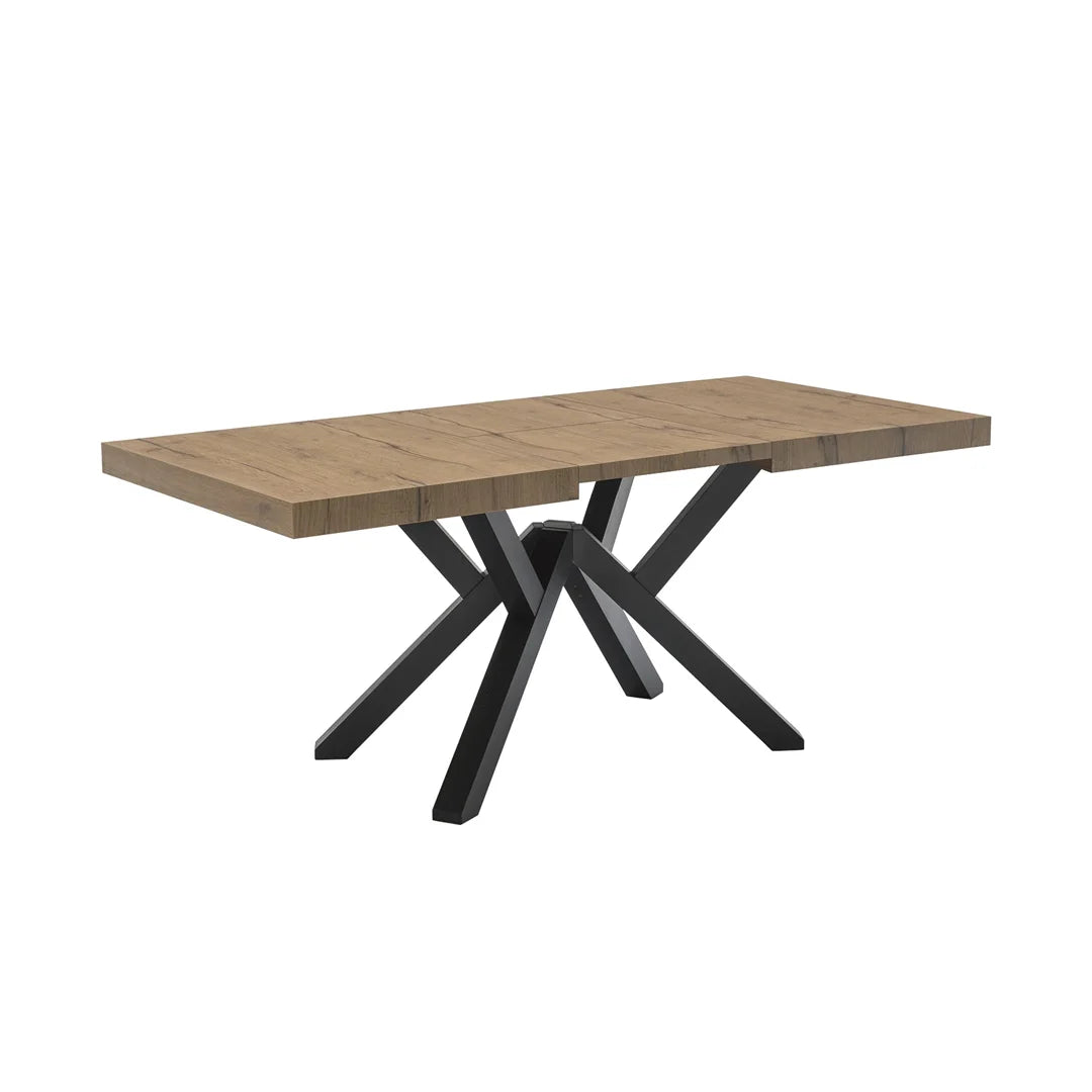 Mesa Italiana extensible Mikado de madera 130 cm. Muebles Italianos variant