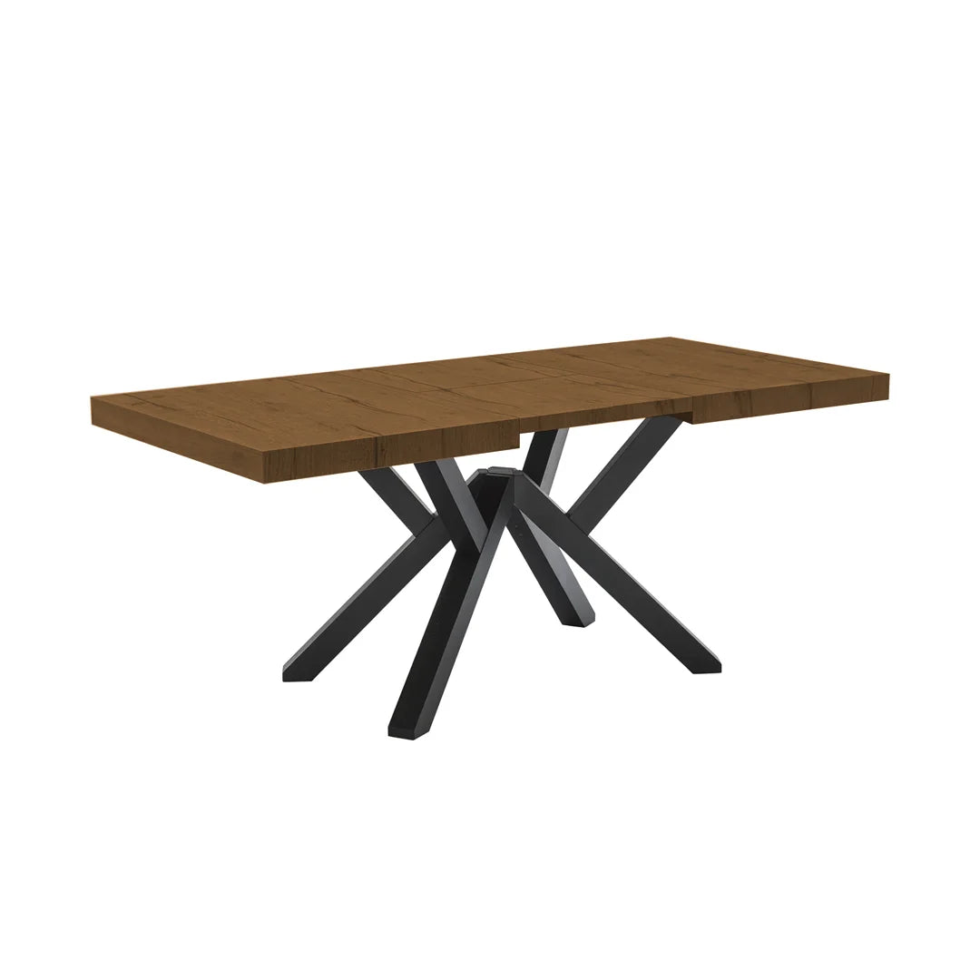 Mesa Italiana extensible Mikado de madera 130 cm. Muebles Italianos variant