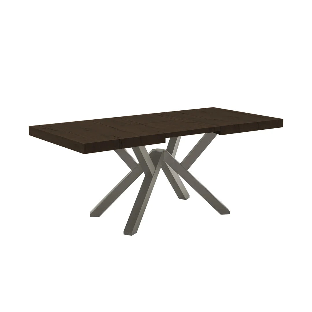Mesa Italiana extensible Mikado de madera 130 cm. Muebles Italianos variant
