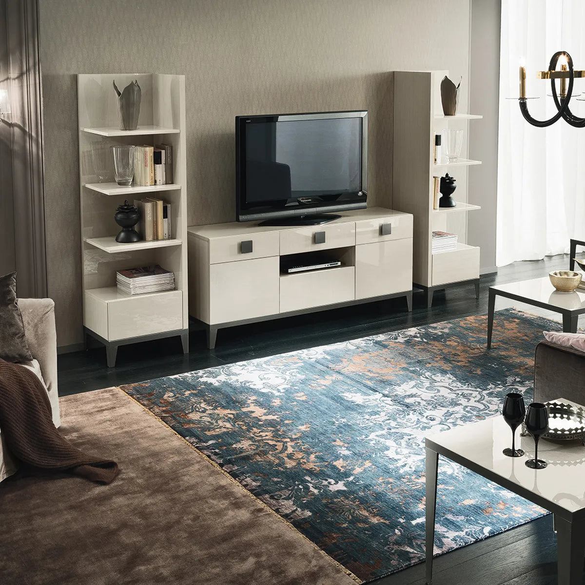 Mueble de TV Mont Blanc. Muebles Italianos