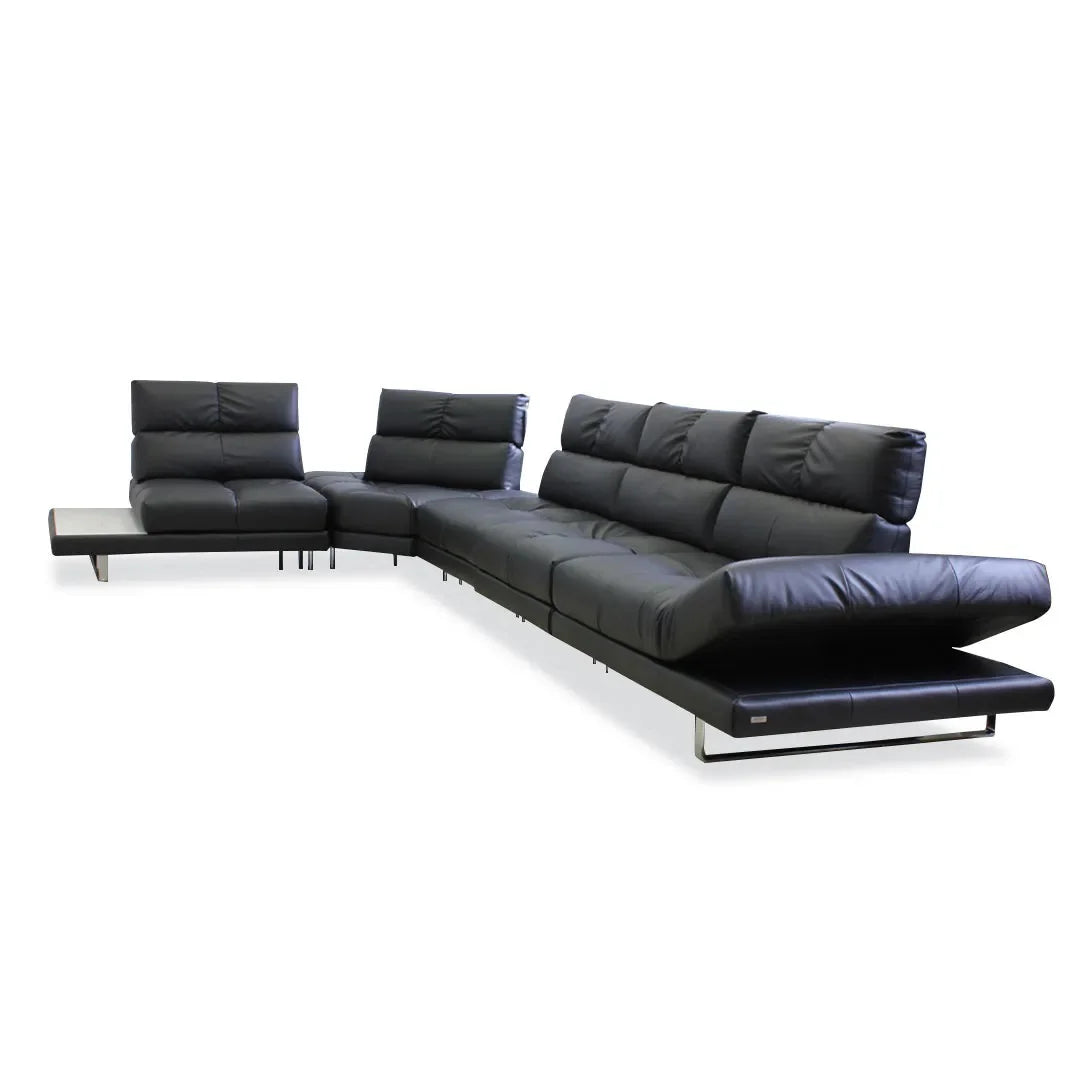 Esquinero Roma Le Mans Negro. Muebles Italianos