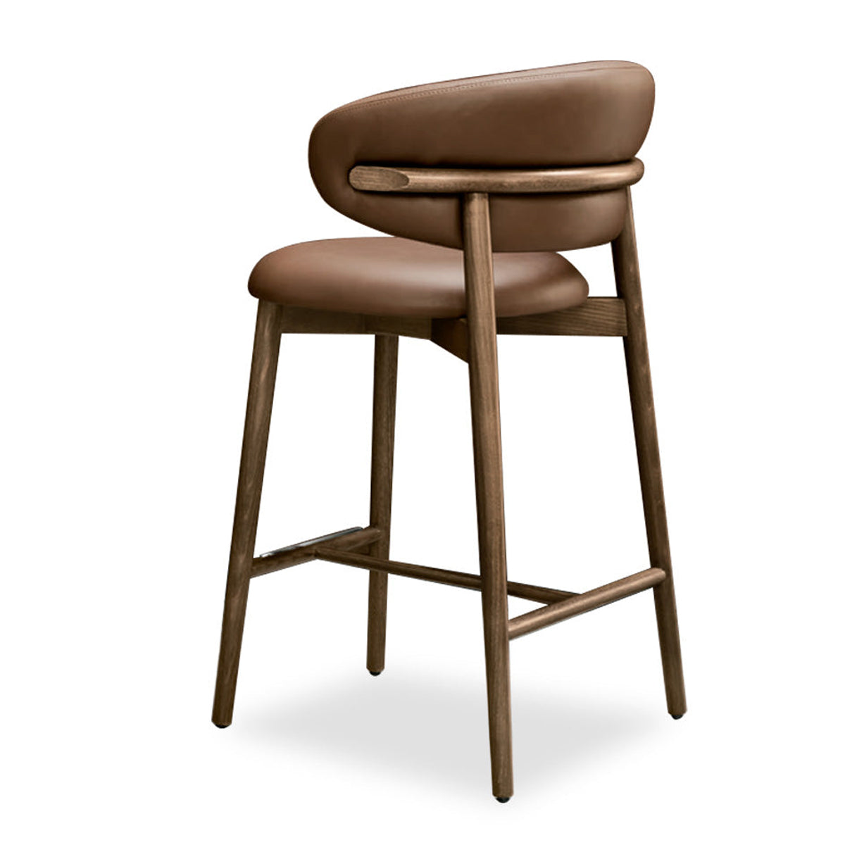 Banco Oleandro tipo piel y madera