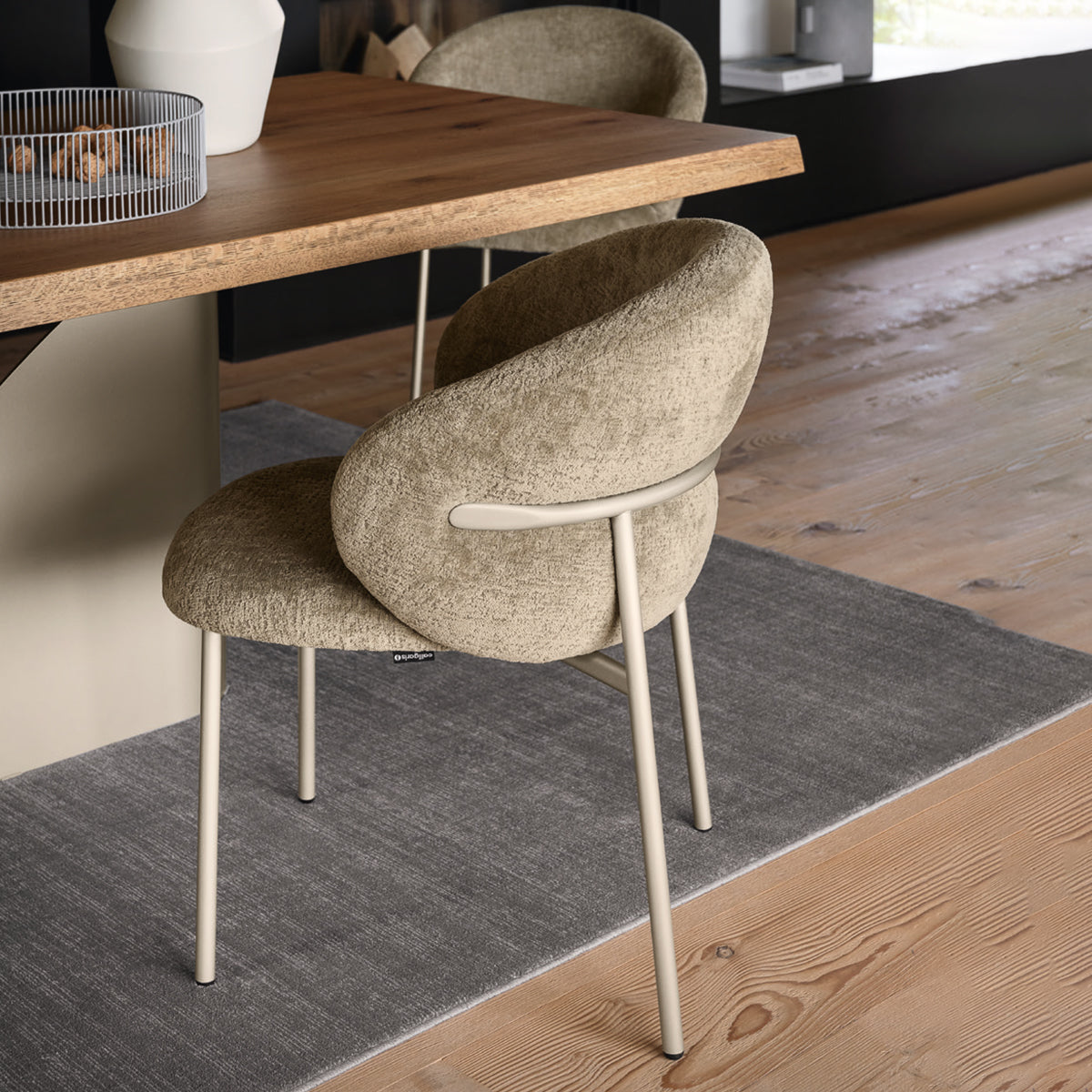 silla oleandro metal con brazos