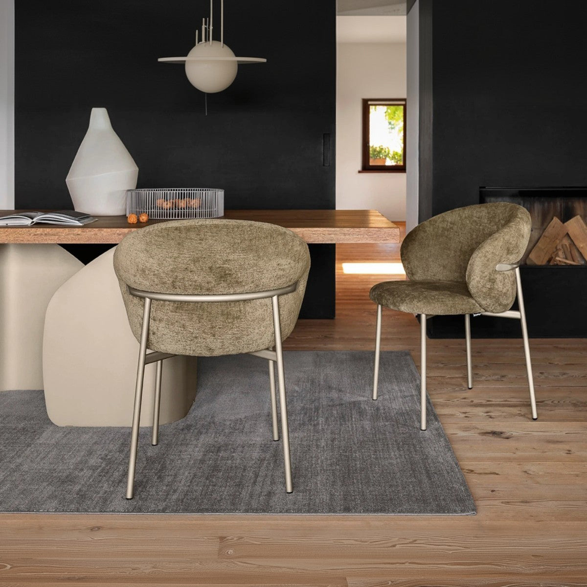 silla oleandro metal con brazos